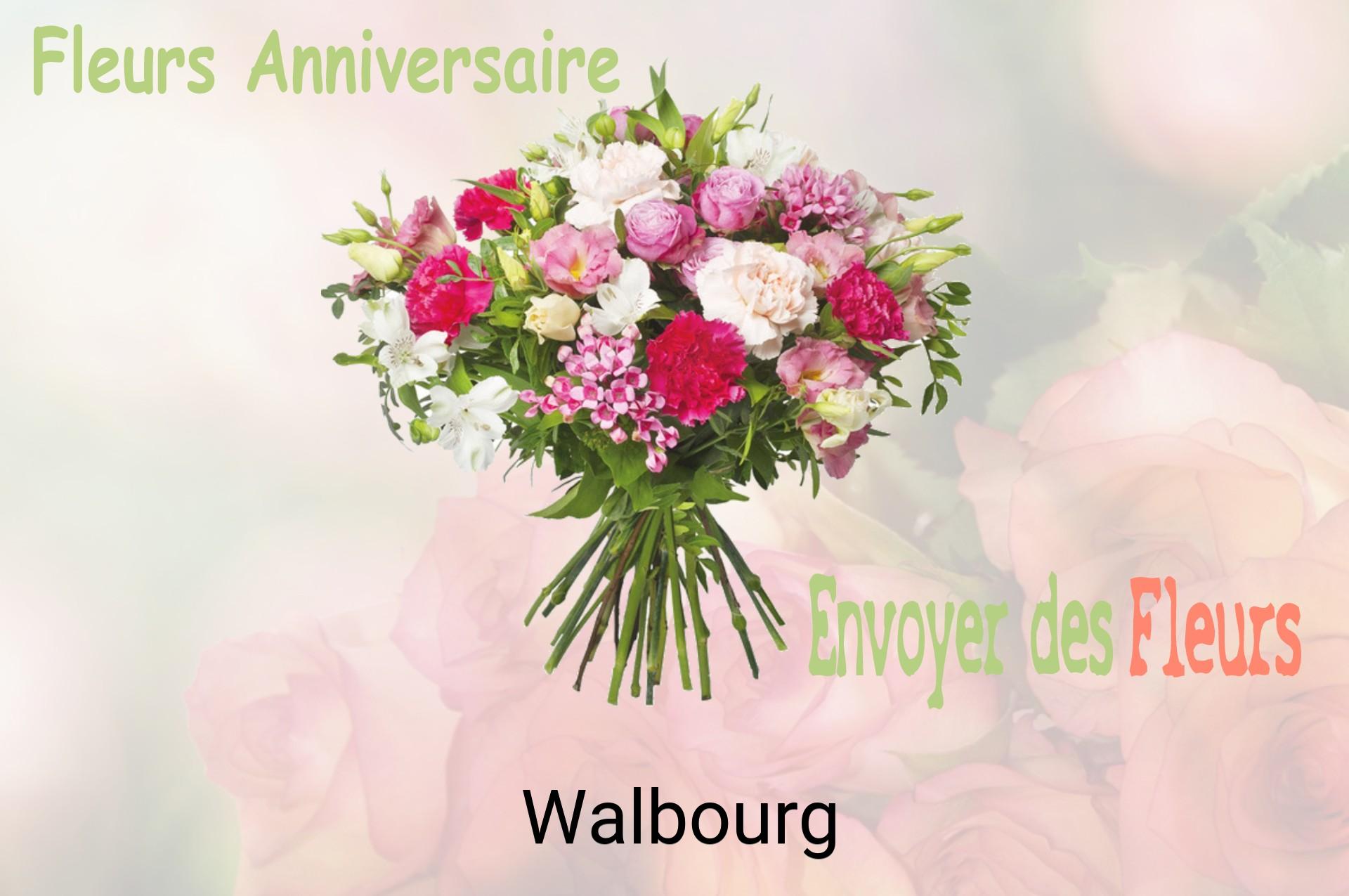 Bouquet de fleurs d’anniversaire livré à Walbourg