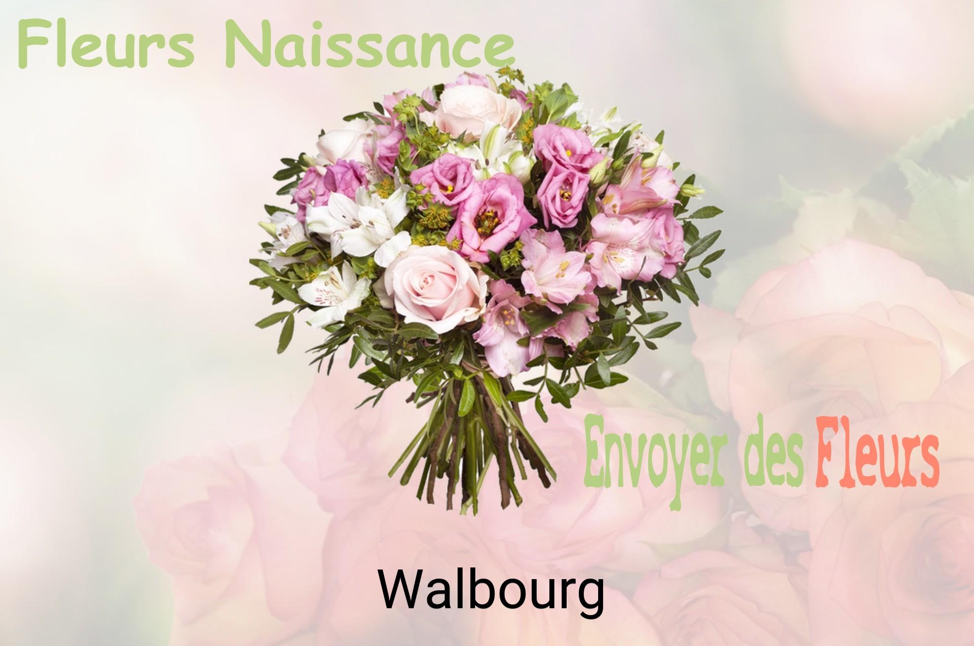 Bouquet de fleurs de naissance livré à Walbourg